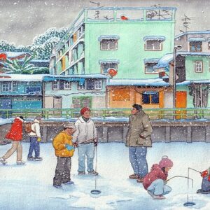 LP005 Klong Ice Fishing (Placemat)