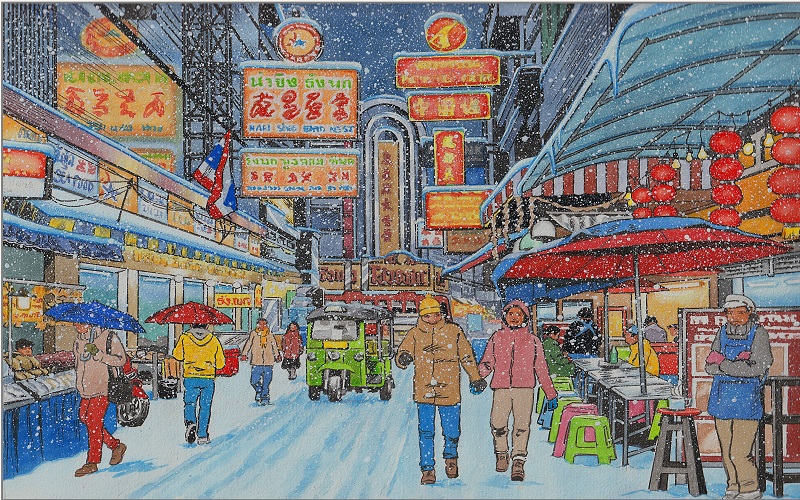 FM047 Chinatown Soi (Magnet)