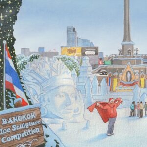 LP004 Ice Carving Victory Monument (Placemat)