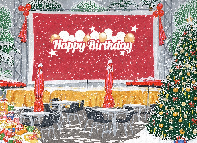 FM054 Birthday Party (Magnet)