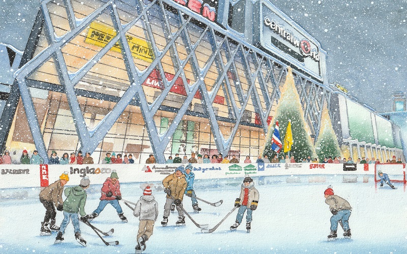 FM061 Outdoor Hockey (Magnet)