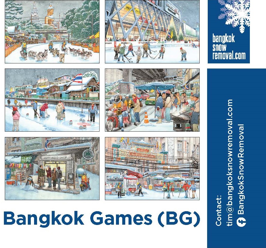 Bangkok Games (BG) Postcards